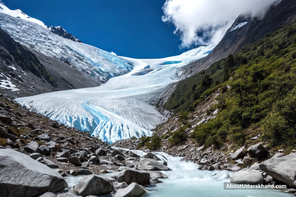 Stunning Kafni Glacier