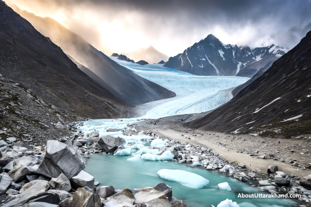 Stunning Khatling Glacier