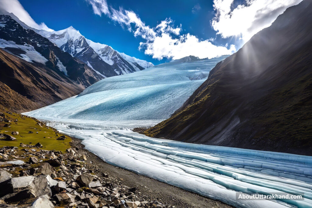 Stunning Namik Glacier