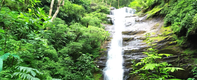 Henry Waterfall in Uttarakhand, India