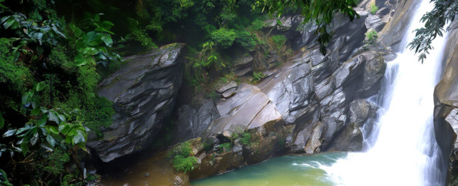 Moigad Fall in Uttarakhand, India