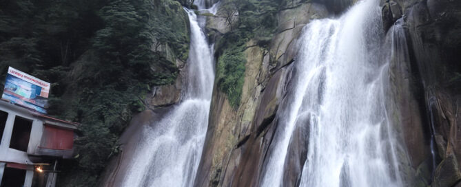 Mossy Fall in Uttarakhand, India