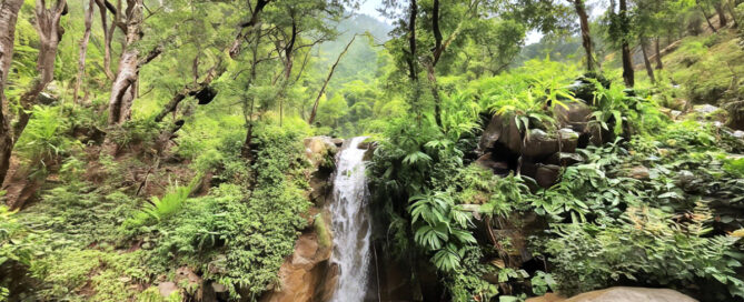 Secret Waterfall in Uttarakhand, India