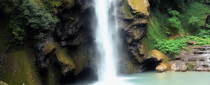 Tiger Fall in Uttarakhand, India